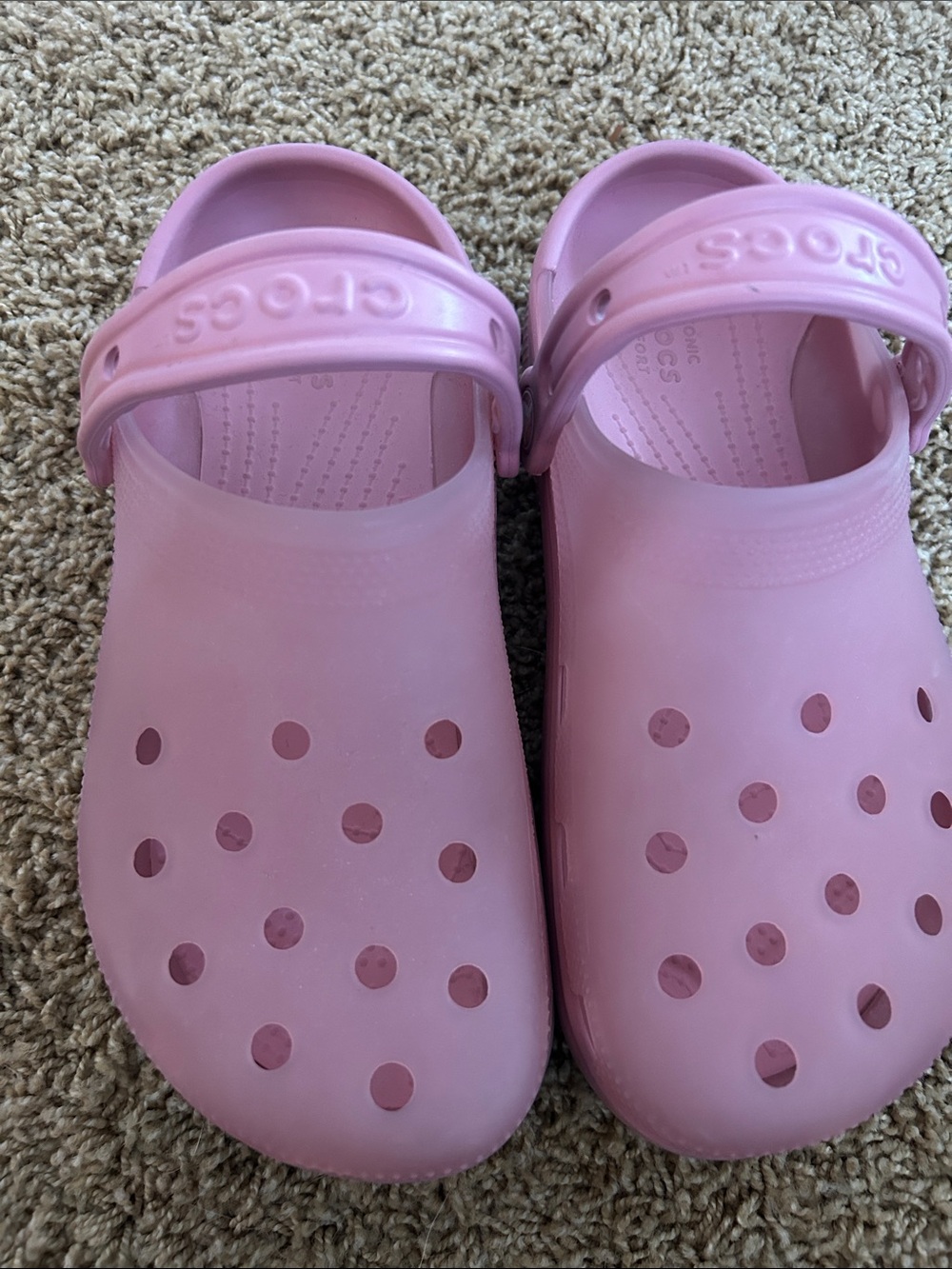 CROCS Kids Classic Clog in Light Pink